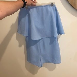 She + Sky blue romper